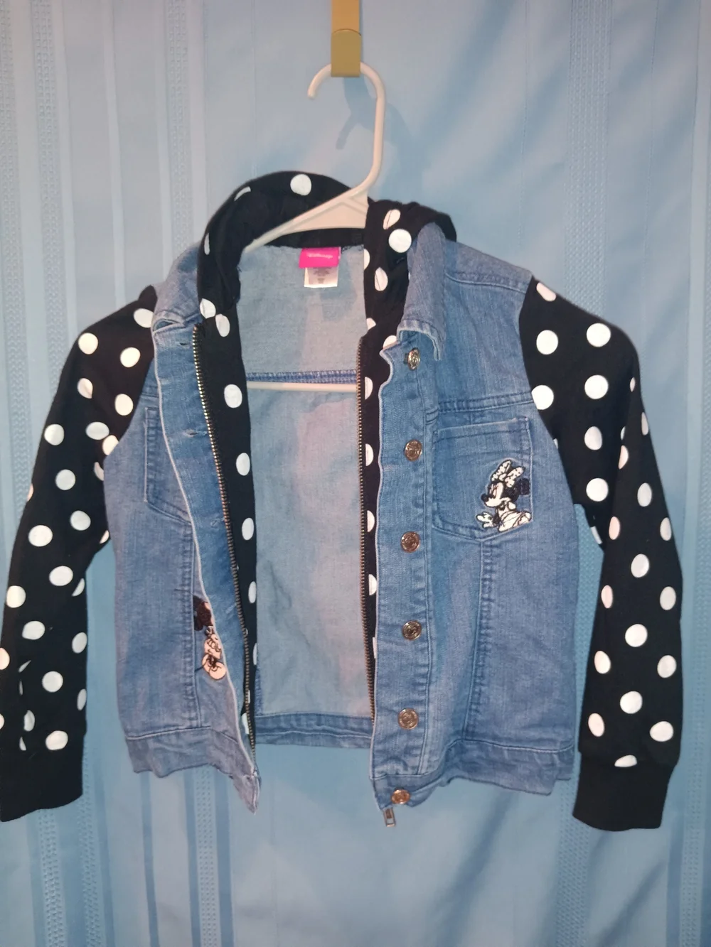 Girls Minnie Mouse Disney Hooded Jacket
